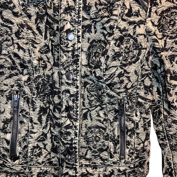 Free People Follow the Flock Moto Jacket Size 4 - Picture 5 of 9